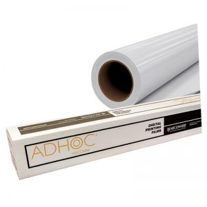 Vinilo Adhesivo ADHOC JET Blanco Brillante -  Fondo Blanco 1,55 m. ancho